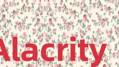 Alacrity cover