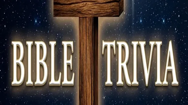 Bible Trivia cover