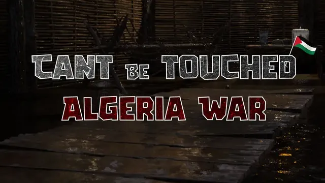 cant be touched: Algeria War cover