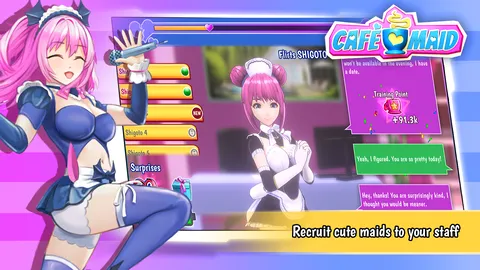 Cafe Maid - Cute Anime Girls screenshot
