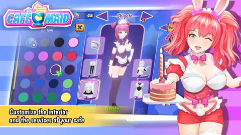 Cafe Maid - Cute Anime Girls screenshot