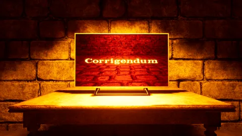 Corrigendum screenshot