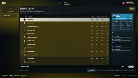 Cricket Manager 27 screenshot