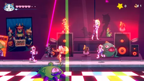KinnikuNeko: SUPER MUSCLE CAT screenshot