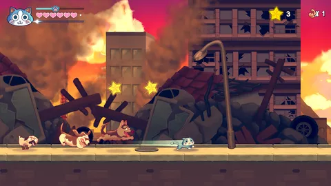 KinnikuNeko: SUPER MUSCLE CAT screenshot