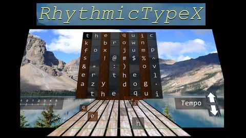 RhythmicTypeX screenshot