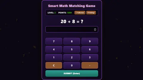 Smart Math: Matching Game screenshot
