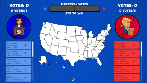 Trump vs Harris Clicker screenshot