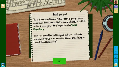 Boeckham's Football Manager screenshot