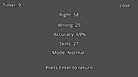 RPG Quiz screenshot