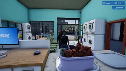 Laundromat Manager Simulator screenshot