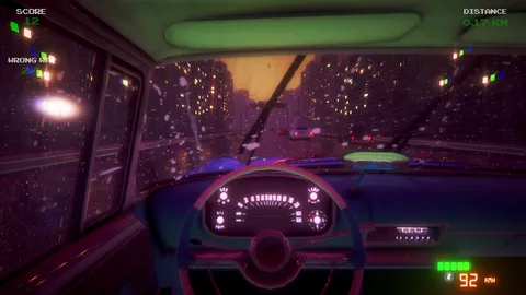 Synthwave Driver screenshot