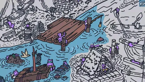 Finding Cats In White Sand Village screenshot