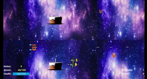 Cake Space Shooter screenshot