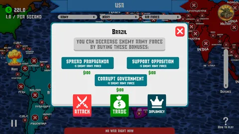 Dictators War: Strategy Battle screenshot
