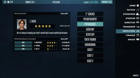 F11 Football Manager screenshot