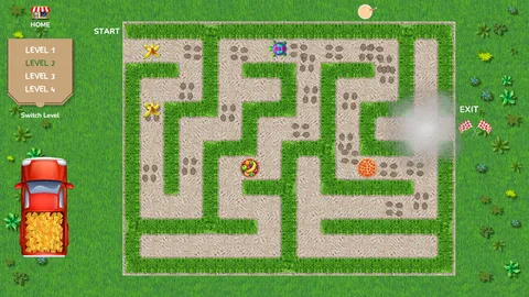 Catch That Pizza! Maze Game screenshot