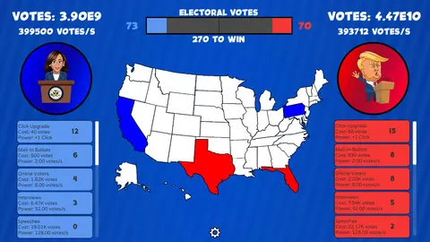 Trump vs Harris Clicker screenshot
