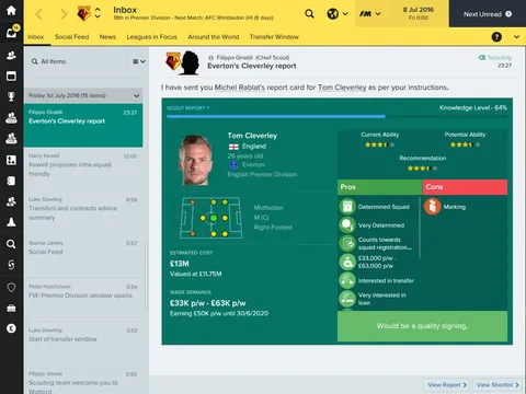 Football Manager 2017 screenshot