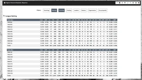 Digital Diamond Baseball V13 screenshot