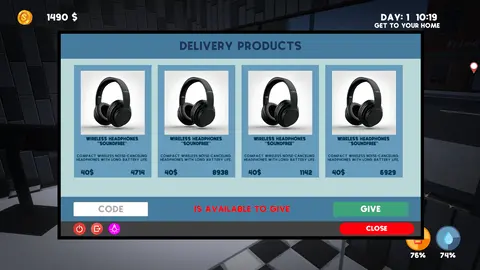 Delivery Point Simulator screenshot