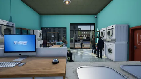 Laundromat Manager Simulator screenshot