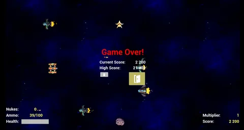 Cake Space Shooter screenshot