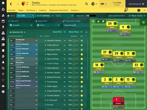 Football Manager 2017 screenshot