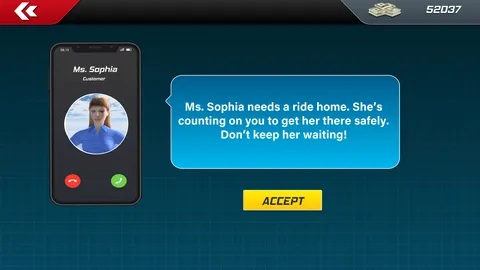 Mountain Taxi Challenge screenshot