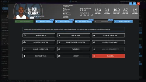 Draft Day Sports: College Basketball 2025 screenshot