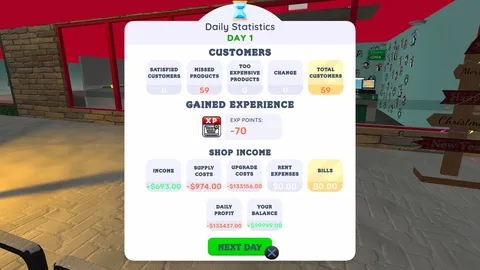 Supermarket Simulator Holidays 2025 screenshot