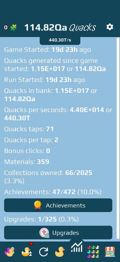 Ducky Clicker Idle Game screenshot