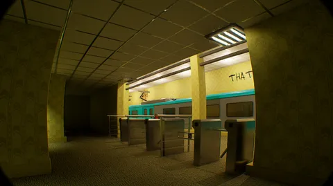 Running Through Backrooms screenshot