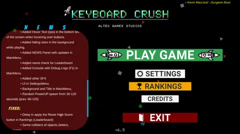 Keyboard Crush screenshot