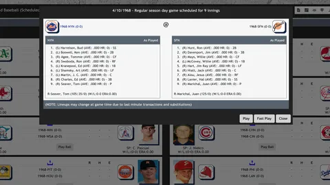 Digital Diamond Baseball V13 screenshot