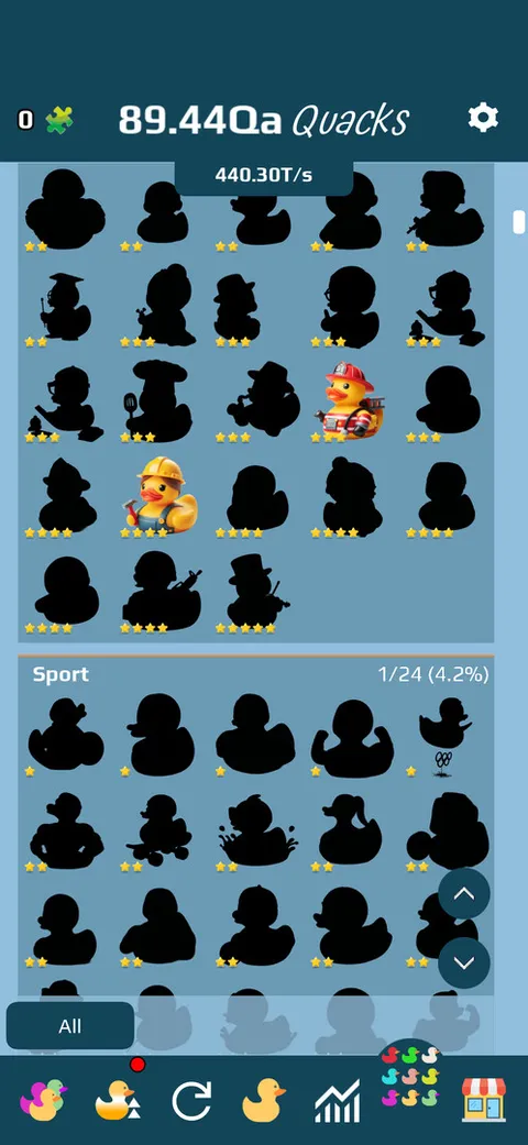 Ducky Clicker Idle Game screenshot