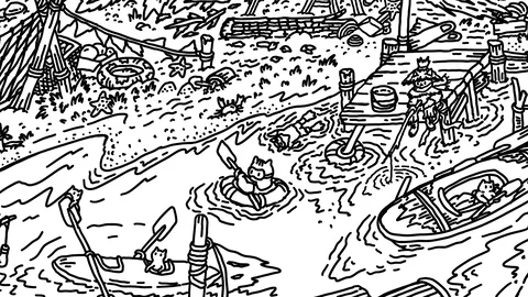 Finding Cats In White Sand Village screenshot