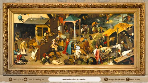 Cats of Mona Lisa - A hidden object game screenshot