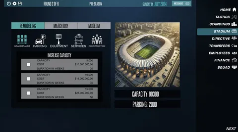 F11 Football Manager screenshot