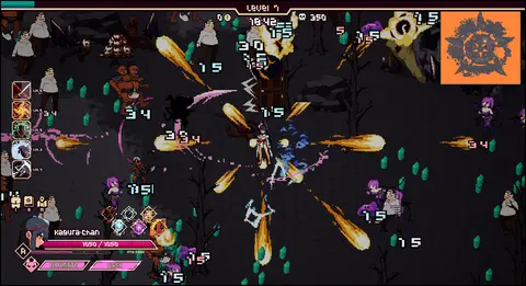 Kagura Survivors: Endless Night screenshot