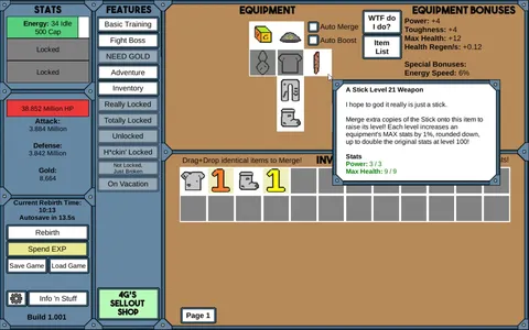 NGU IDLE screenshot
