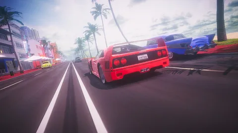 Synthwave Driver screenshot