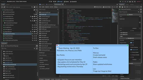 Plain Text Sticky Notes screenshot