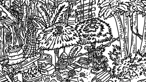 Finding Cats In White Sand Village screenshot