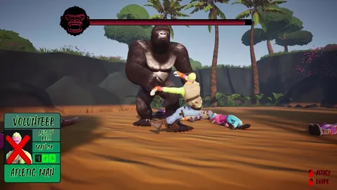 100 Men VS Gorilla screenshot