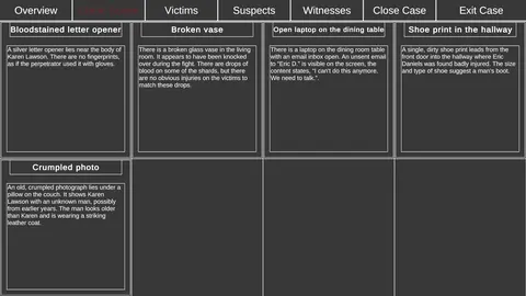 Crime Investigator screenshot