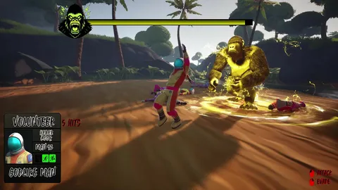 100 Men VS Gorilla screenshot