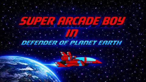 Super Arcade Boy in Defender of Planet Earth screenshot
