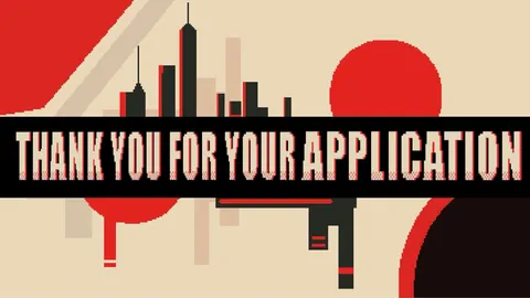 Thank You for Your Application screenshot