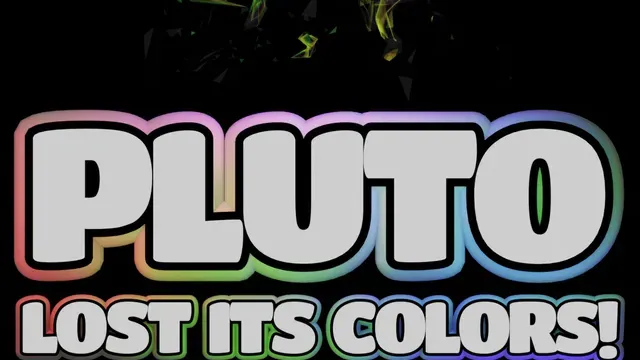 Pluto Lost Its Colors cover